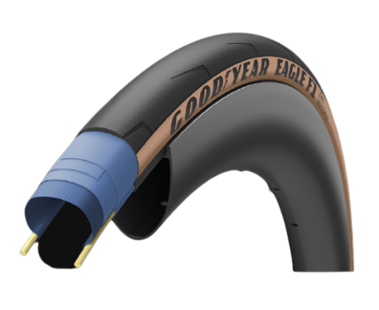 Goodyear Eagle F1 SuperSport tubeless 700 x 25c tan Goodyear Eagle F1 SuperSport tubeless 700 x 25c tan