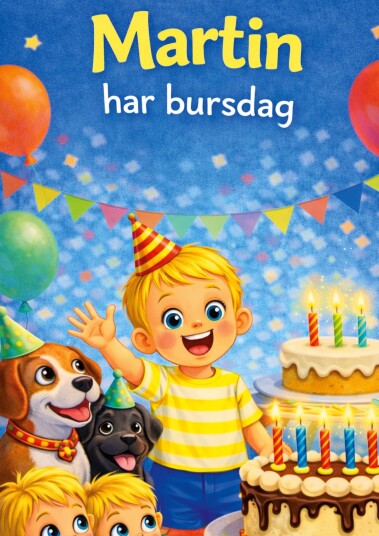 Martin har bursdag