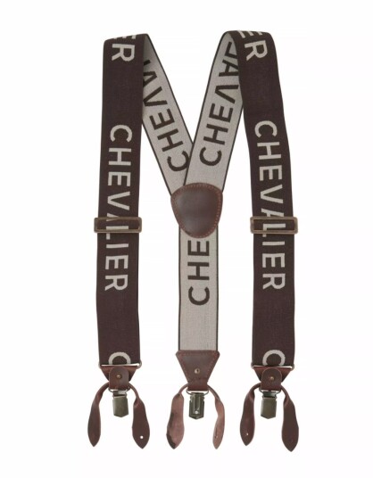 Chevalier Logo Suspenders Brown O/s OneSize Chevalier Logo Suspenders Brown O/s OneSize
