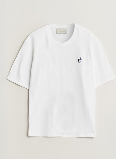 AMI Tulip Logo T Shirt White