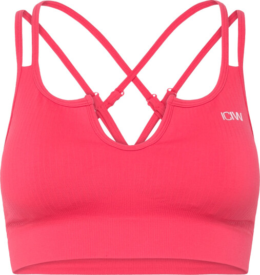 ICANIWILL | Ribbed Define Seamless Strappy Bra | L