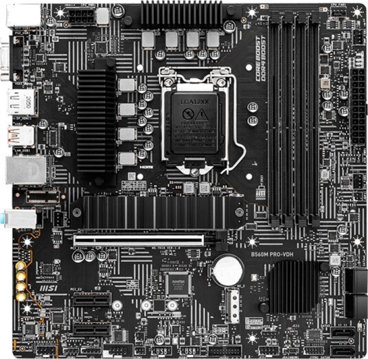 MSI B560M Pro VDH Intel LGA1200 DDR4 Micro ATX MSI B560M Pro VDH Intel LGA1200 DDR4 Micro ATX
