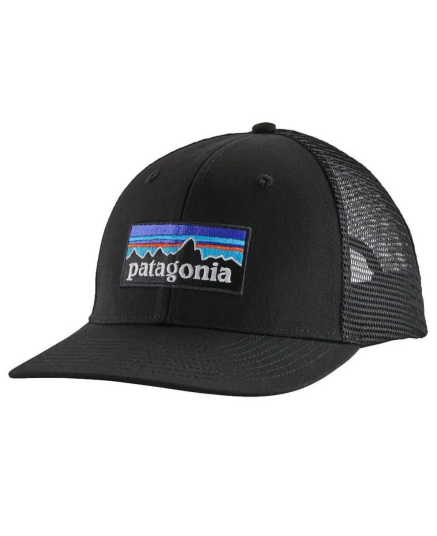 Patagonia P-6 Logo Lopro Trucker Hat Black OS