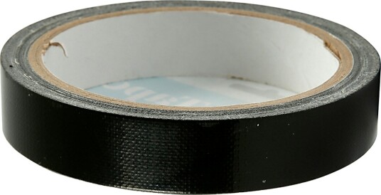 Lerretsteip Creativ Company 25 m/1 Rl Svart, Bredde: 19 mm Lerretsteip Creativ Company 25 m/1 Rl Svart, Bredde: 19 mm