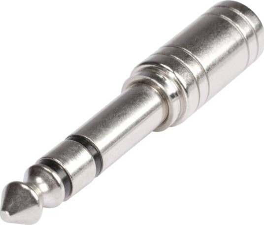 Hicon Hi-Js6js3-Mf Jack-Audioadapter [1X 6,3 Mm Jackplugg - 1X 3,5 Mm Jacktilkobling] Sølv
