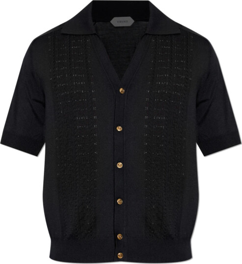 Versace Herre Strikkevarer Svart S,