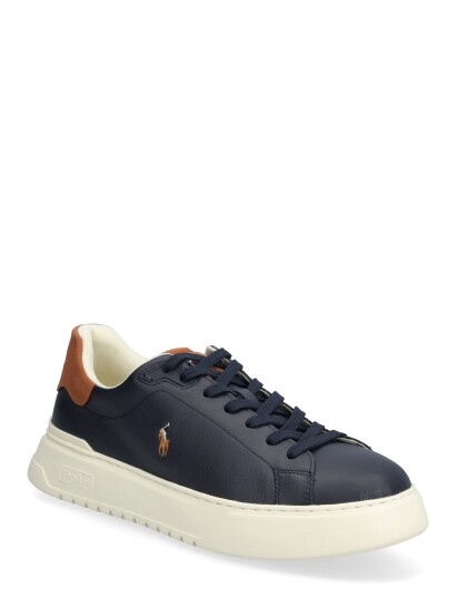 Polo Ralph Lauren Rlite Court Tumbled Leather Sneaker Navy 40 Polo Ralph Lauren Rlite Court Tumbled Leather Sneaker Navy 40