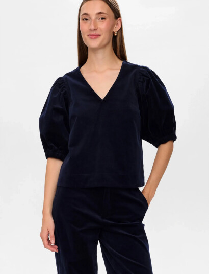 Nümph Nujoanna Blouse - Navy - 34 Nümph Nujoanna Blouse - Navy - 34