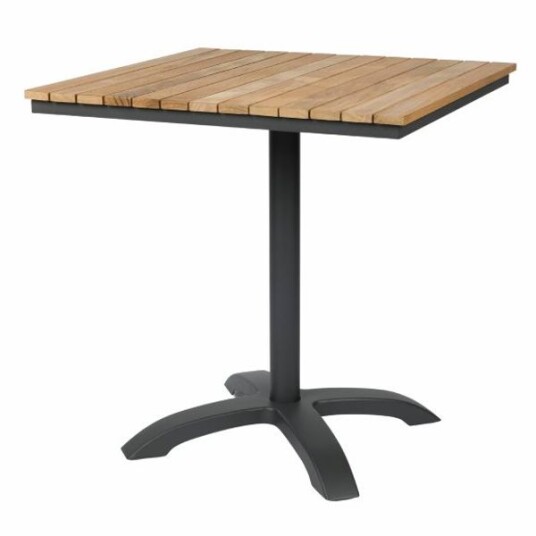 Cinas Mood Cafebord L70 Antrasitt/Teak Cinas Mood Cafebord L70 Antrasitt/Teak
