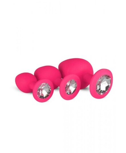 Easytoys Anal Collection Diamond Analplugger i Silikon Easytoys Anal Collection Diamond Analplugger i Silikon