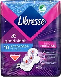 Libresse Goodnight Ultra Large 10 stk