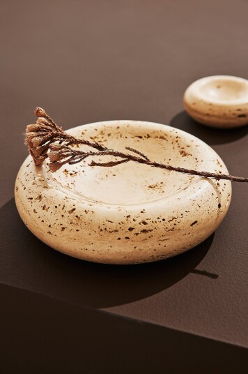 Jotex Skål Travertine Ø22 Cm Natur Moon 1741785010 Jotex Skål Travertine Ø22 Cm Natur Moon 1741785010