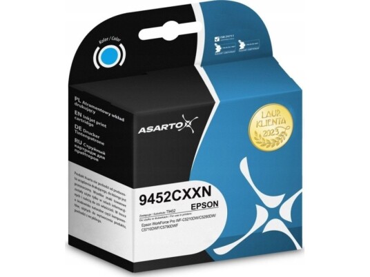Asarto Ink Asarto Ink For Epson 9452Cxxn | C13t945240 | 10000 Pages | Cyan