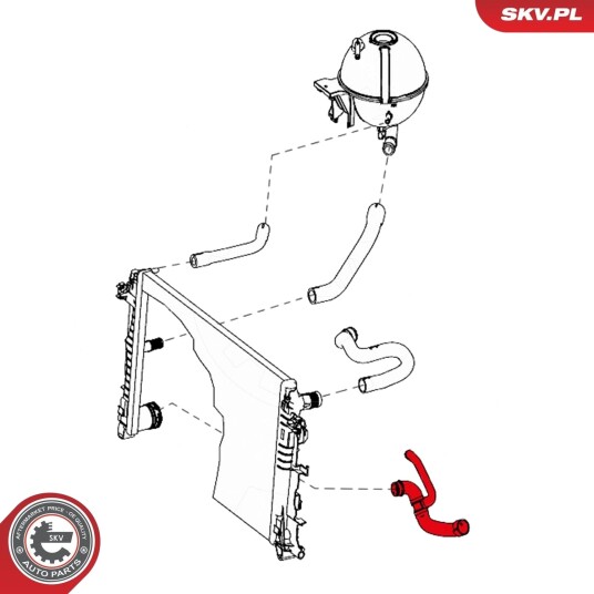 ESEN SKV 24SKV304 Radiatorslange