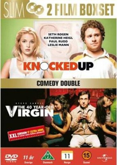 Knocked Up / The 40 Year Old Virgin DVD 2 filmer i En