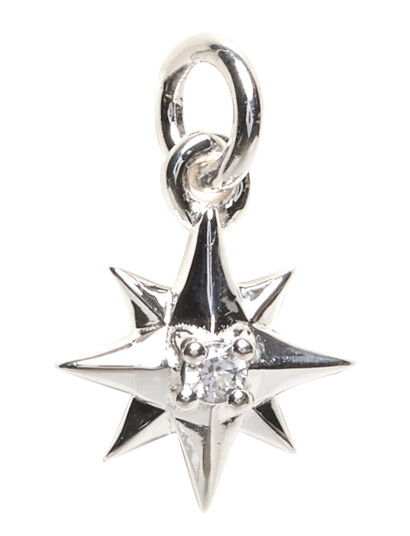 Syster P Beloved Compass Star Pendant Silver - Silver - ONE SIZE
