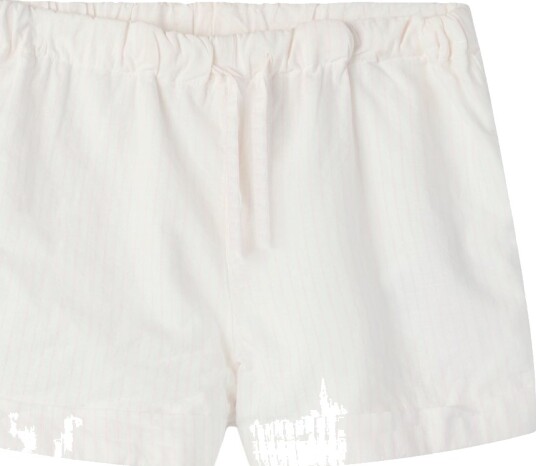 Name It Shorts NkfPfasinne Bright White/Rosa a Boo Name It 6 år (116) Shorts Hvit