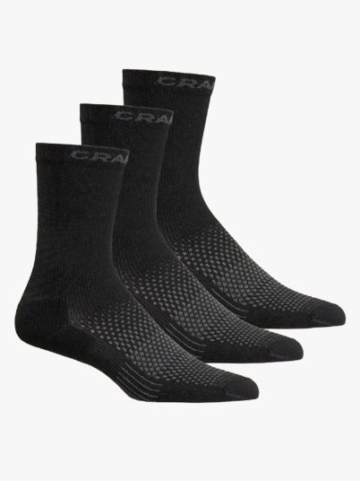 Craft Core Dry High Sock 3-pack Sort 43-45 Craft Core Dry High Sock 3-pack Sort 43-45