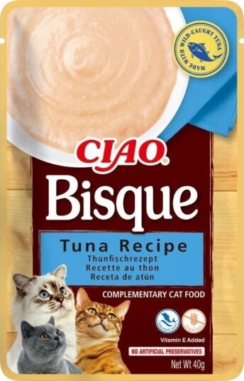 Inaba Ciao Bisque Tunfisk Våtfôr 40 G