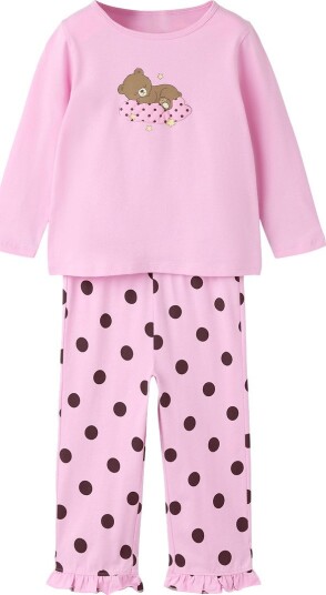 Name It Pysjamas   2 Deler   NmfRaniq   Full Blooming Rosa   Name It   3 år (98)   2 delt nattøy Brun