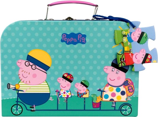 Peppa Gris Koffert med Puslespill 25 Brikker
