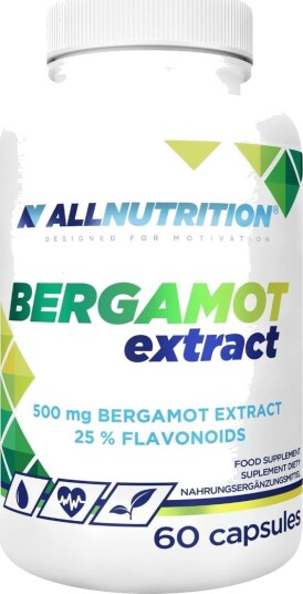 Bergamot ekstrakt 500 mg sitrus flavonoider – 60 kapsler