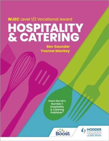 Wjec Level 1/2 Vocational Award In Hospitality And Catering Av Bev Saunder, Yvonne Mackey
