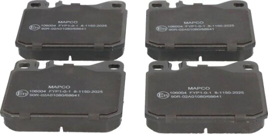 MAPCO 106004 Bremseklosser