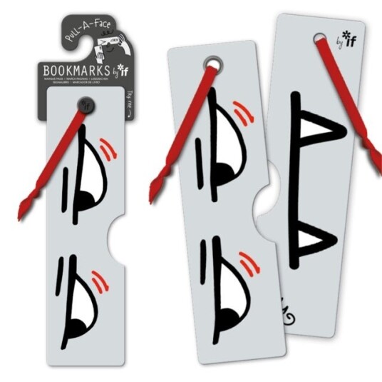 Pull a Face Bookmarks Look Right
