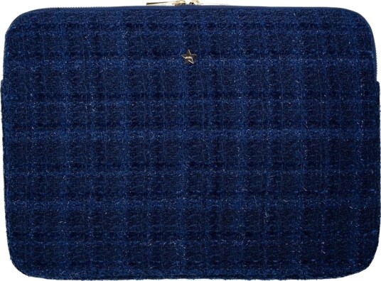 DARK Tweed Mac Cover Dark Navy Blue