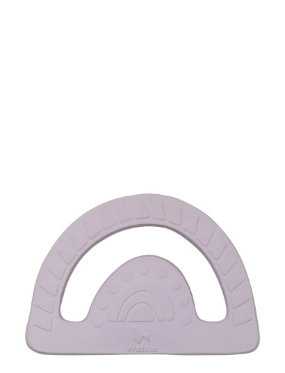 Fabelab Natural Rubber Teether - Rainbow - Lilac - Purple - 11X1.3X7.5CM