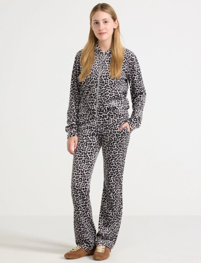 Lindex Utsvängda Byxor I Velour - Multi/patterned - 164