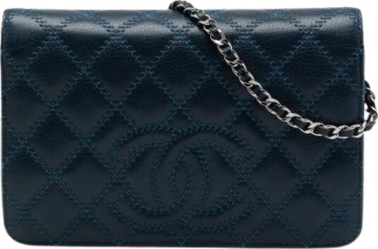 Chanel Vintage Dame Pre owned Blå ONE SIZE,