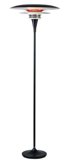 Belid Diablo Gulvlampe Ø50 Matt Black/Glossy Red