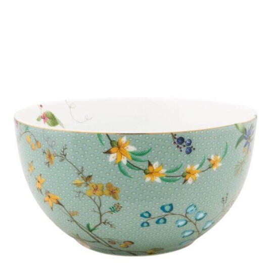 Pip Studio Jolie Flowers skål 12 cm blå Pip Studio Jolie Flowers skål 12 cm blå