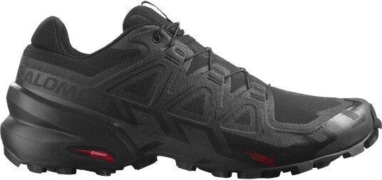 Salomon Men's Speedcross 6 Wide Black/Black/Phantom 49 1/3