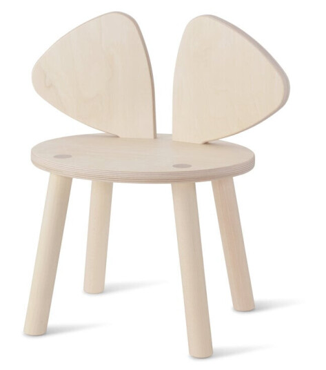 Nofred Mouse Chair Age 2-5 White Wash Birch Nofred Mouse Chair Age 2-5 White Wash Birch