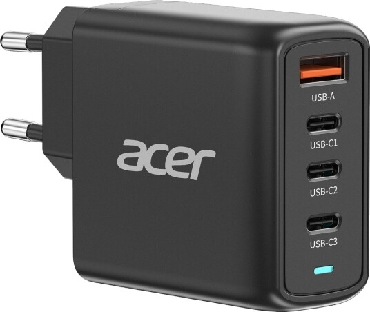 Acer 100W GaN PD-lader med 4 USB-porter for mobil og nettbrett Acer 100W GaN PD-lader med 4 USB-porter for mobil og nettbrett