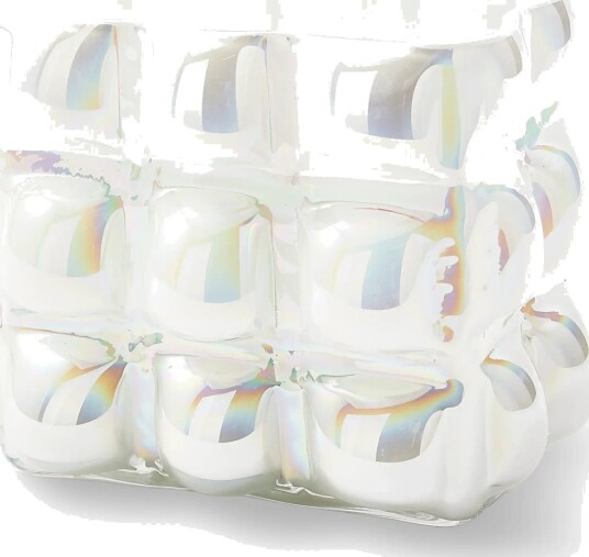 POLSPOTTEN Vase Bubble White L24X W19X H17.5CM