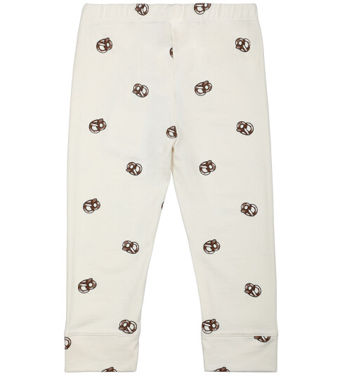 The New Siblings Leggings TsnHimo White Swan m. pretzels The New 56 Leggings Hvit