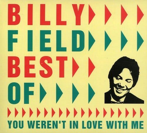 Billy Field  Best Of: You Weren't In Love With Me  CD