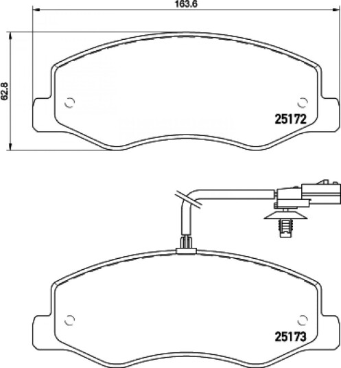 Bremseklosser HELLA 8DB 355 015-311