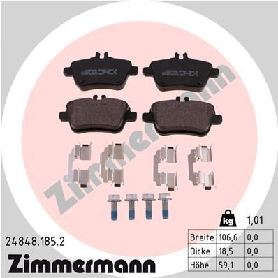 Bremseklosser ZIMMERMANN 24848.185.2 Bremseklosser ZIMMERMANN 24848.185.2