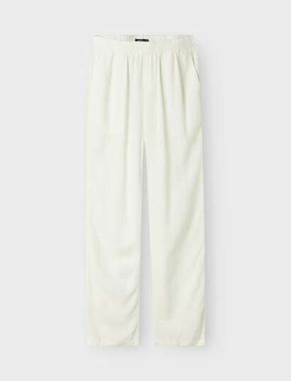 LMTD Nlnfinen Reg Pant Noos - Cream - 170