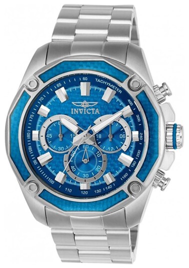 Invicta Herreklokke 22804 Aviator Blå/Stål Ø48 mm