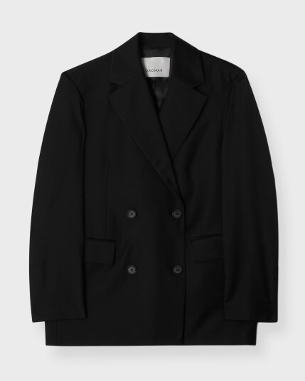 House Of Dagmar Classic Wool Blazer Black 40 House Of Dagmar Classic Wool Blazer Black 40