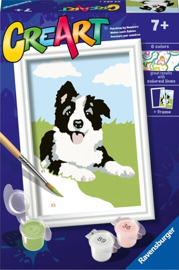 Ravensburger CreArt Mal etter nummer 7+ år Border Collie