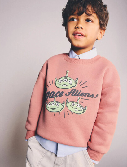 Mango Toy Story Sweatshirt Pink 12 18M Mango Toy Story Sweatshirt Pink 12 18M