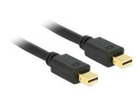 Delock 1,5 m Mini DisplayPort Kabel 1.2 - Gullplated Delock 1,5 m Mini DisplayPort Kabel 1.2 - Gullplated