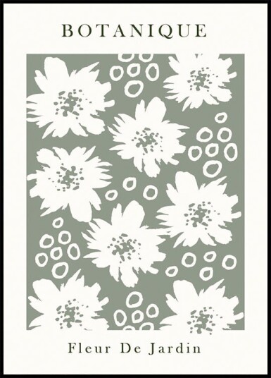 Fleur De Jardin No. 1 Plakat Plakat / 100x150cm